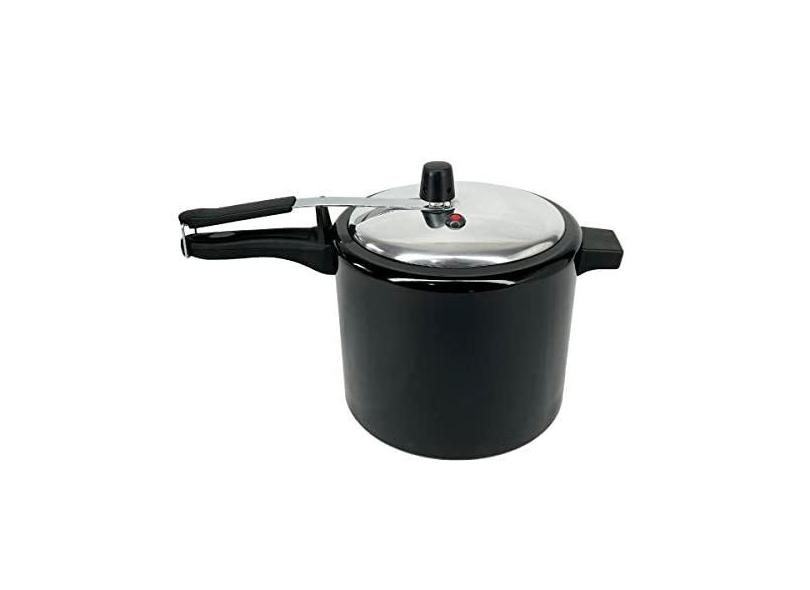 Panela De Pressão 7 Litros Alumínio Preto