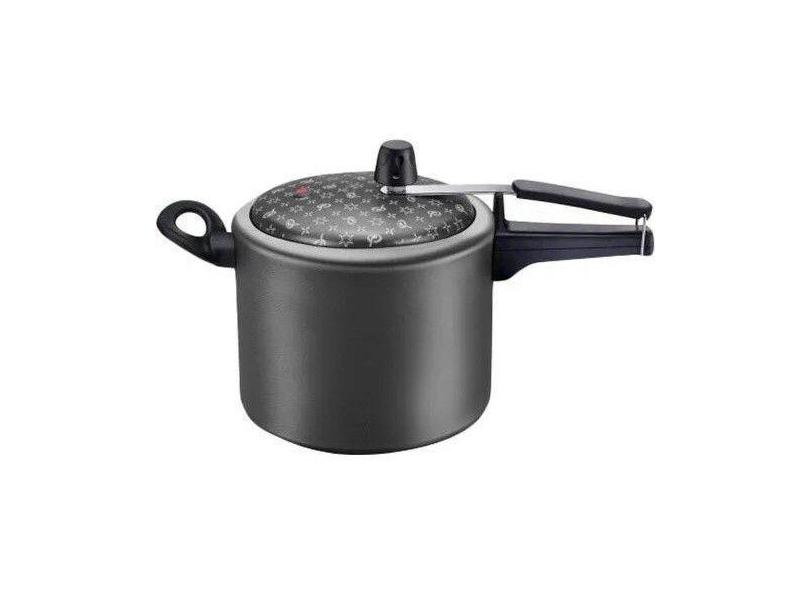 Panela de pressao panelux 4,5L antiaderente luxcook - grafite