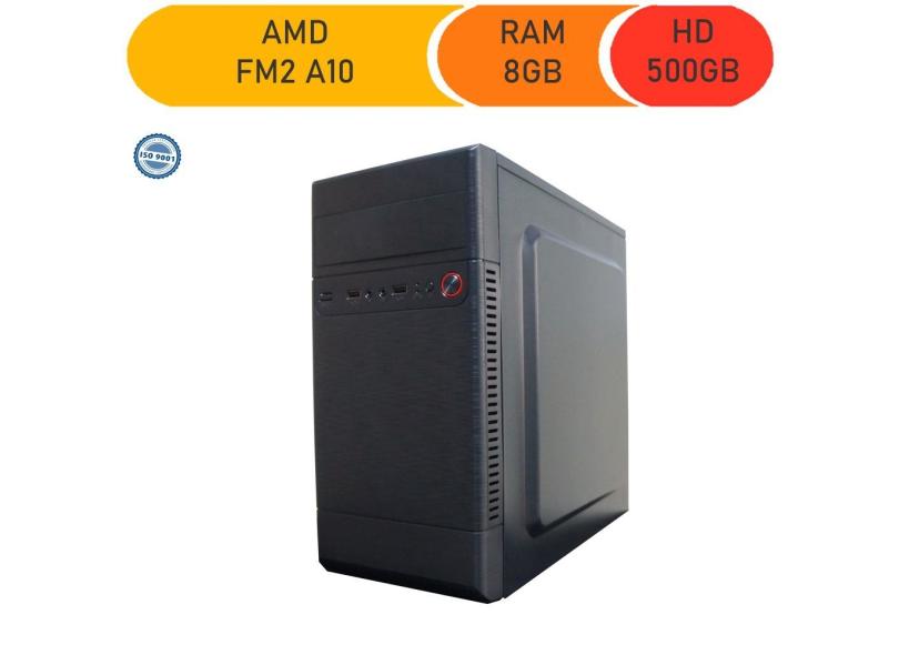 Computador Corporate Processador Amd Fm2 A10 8gb de Ram Hd 500gb Dvdrw