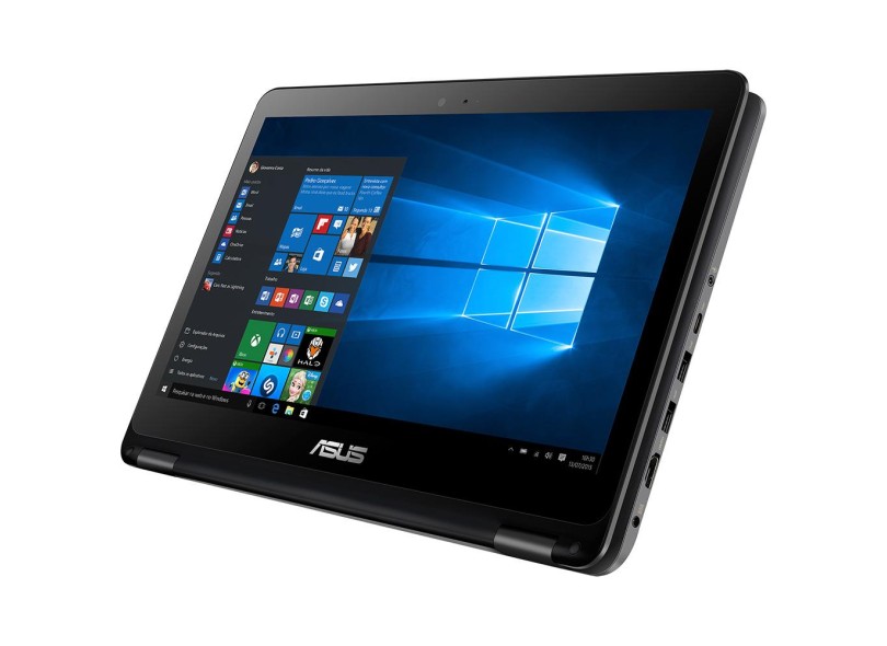 Notebook Conversível Asus VivoBook Flip Intel Core i5 6200U 4 GB de RAM 1024 GB 13.3 " Touchscreen Windows 10 TP301UA
