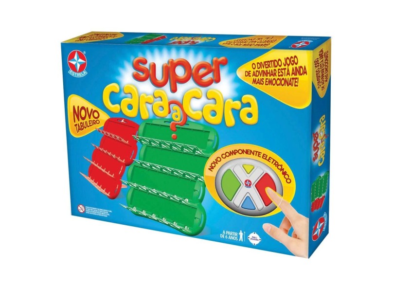 Jogo Cara a Cara Tabuleiro Estrela