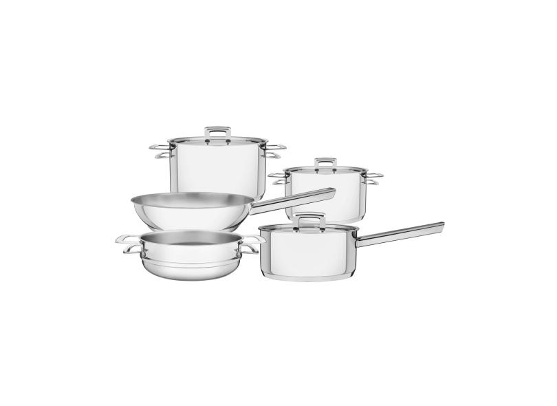 Conjunto de Panelas Aço Inox 5 peça(s) Tramontina Brava