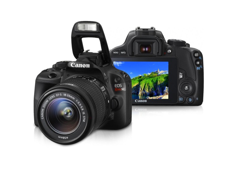 Câmera Digital DSLR(Profissional) Canon EOS 18 MP Rebel SL1