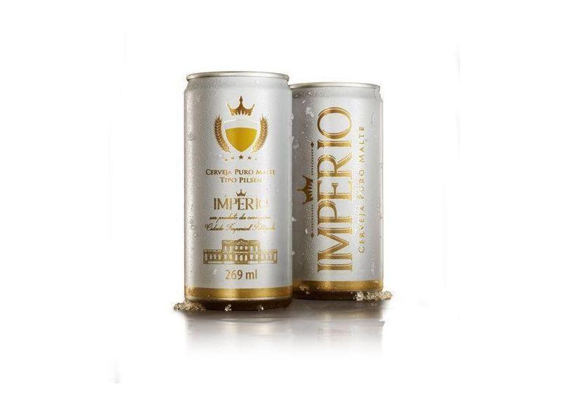 Cerveja Imperio Lata 269ml - Pack Com 12 Unidades - Império com o ...