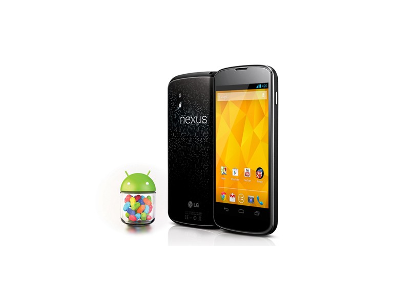 Smartphone Google Nexus 4 Câmera 8,0 Megapixels Desbloqueado 16 GB Android 4.2 3G Wi-Fi