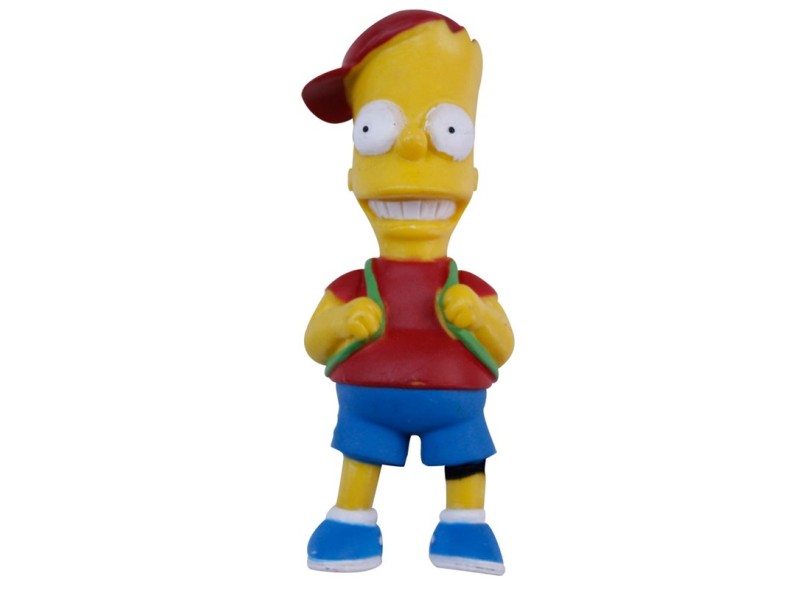 Boneco Simpsons Bart com Mochila - Multikids