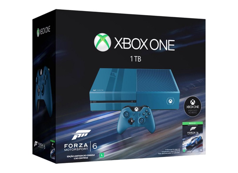 Console Xbox One 1 TB Microsoft Forza Motorsport 6