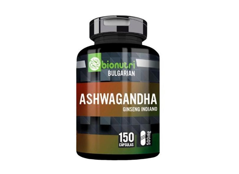 Ginseng Indiano Ashwagandha Importado 150 Caps 500 Mg - Bionutri