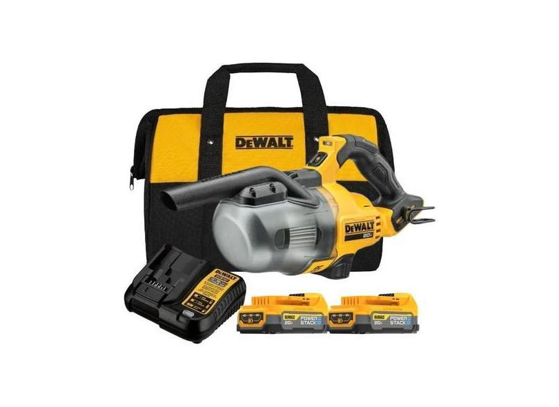 Aspirador Portatil 2bat 20v Powerstack Dcv501hb Dewalt Bolsa DCV501HB-B3 + DCBP034E2