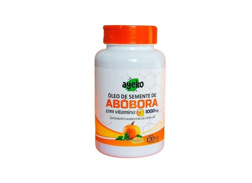 Óleo De Semente De Abobora C/Vitamina E 120 Capsulas Ayeko