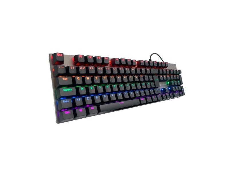 Teclado Mecanico Gamer Nysus Rainbow Switch Outemu Red Oex Tc608 Preto