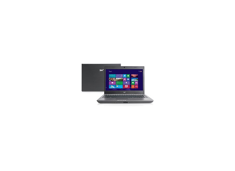 Notebook Positivo Sim AMD Dual Core C-60 4 GB 500 GB LED 14" Windows 8