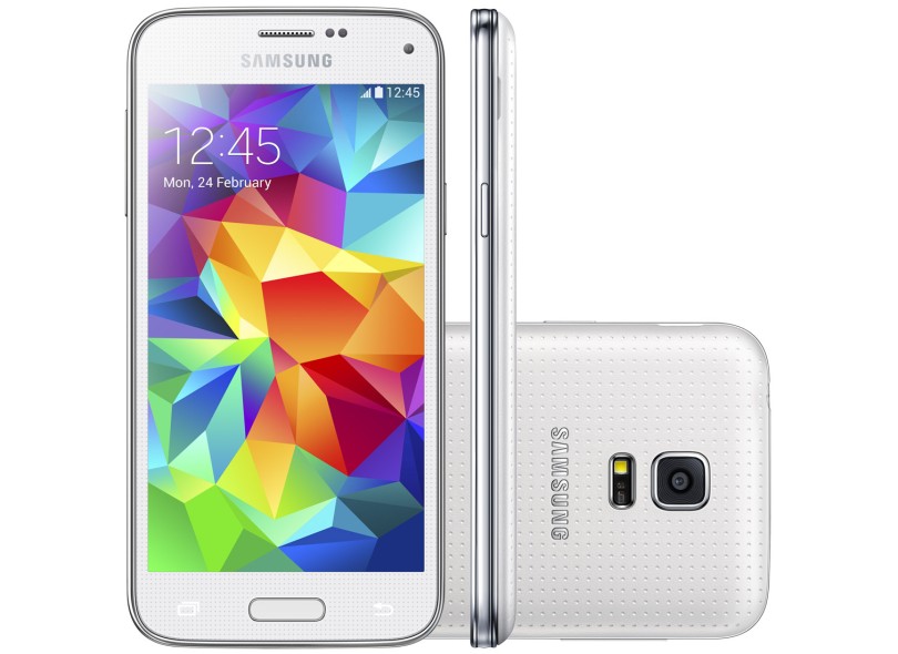 Smartphone Samsung Galaxy S5 Mini Duos G800H 2 Chips 16GB Android 4.4 (Kit Kat) 3G Wi-Fi