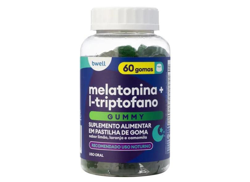 Bwell Melatonina E Triptofano Gummy 60 Gomas