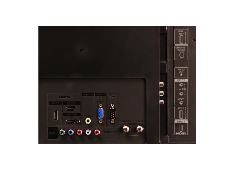 TV LED 42" Sharp Aquos Full HD 4 HDMI Conversor Digital Integrado e Interativo (DTVi) SV502B