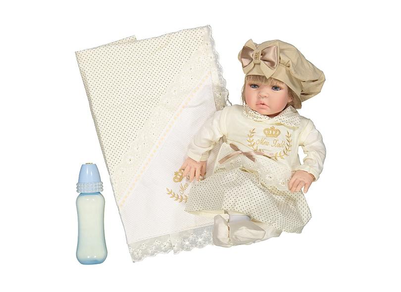 Brastoy Bebe Reborn Original Silicone Barata Boneca Realista Princesa 55CM  em Promoção é no Bondfaro