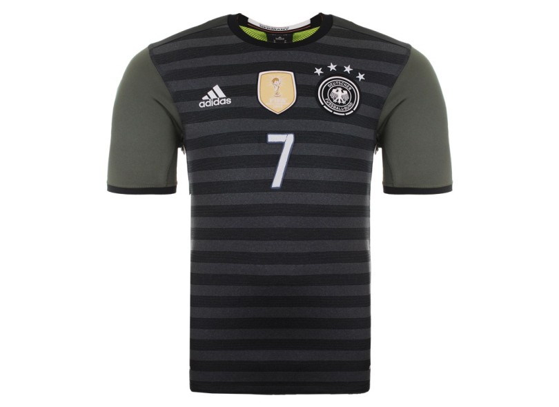Camisa Torcedor Alemanha II 2016 com Número Adidas