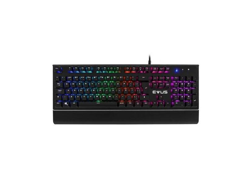 Teclado Mecanico Gamer Evus Tc-08b Blackout
