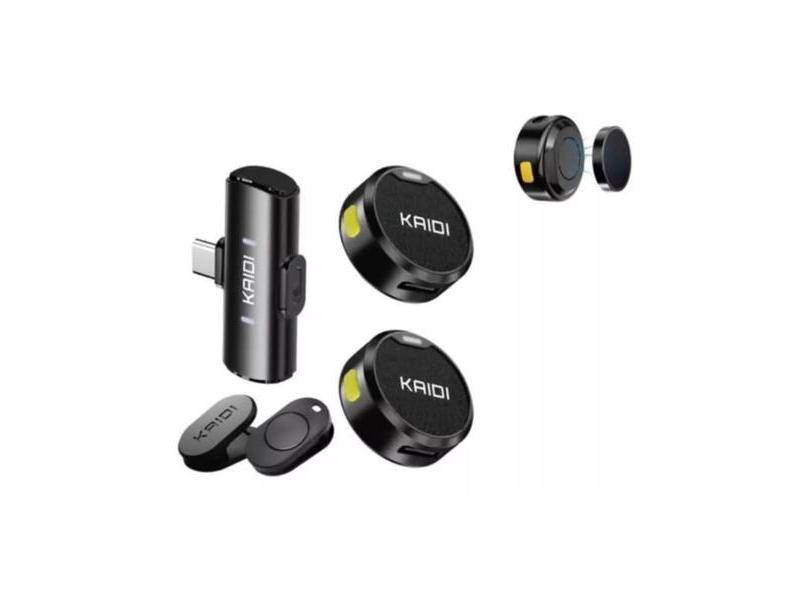 KMF4-C Microfone Kaidi para Vlogs e Transmissões