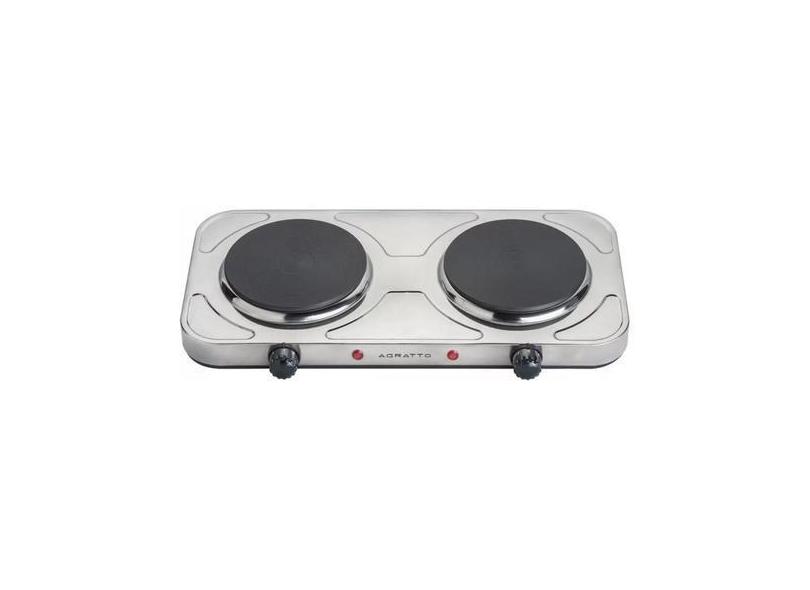 Fogão Elétrico de Mesa  FM01 Cinza AGRATTO, 110V