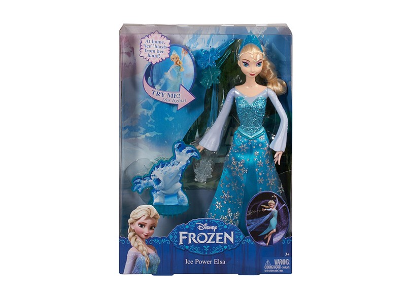 Boneca Frozen Em Ação Elsa Mattel