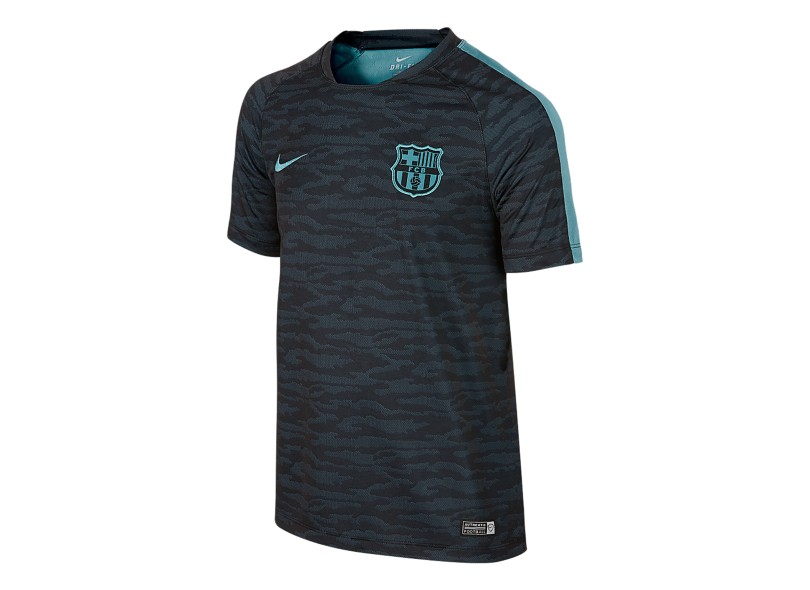 Camisa Treino Infantil Barcelona 2015/16 Nike
