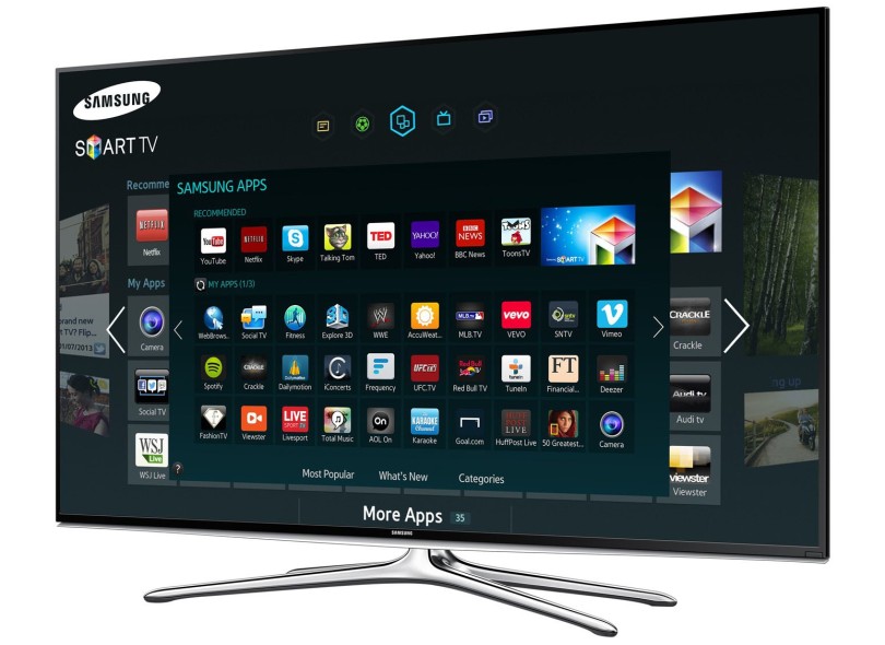 TV LED 55" Smart TV Samsung Série 6 UN55H6300