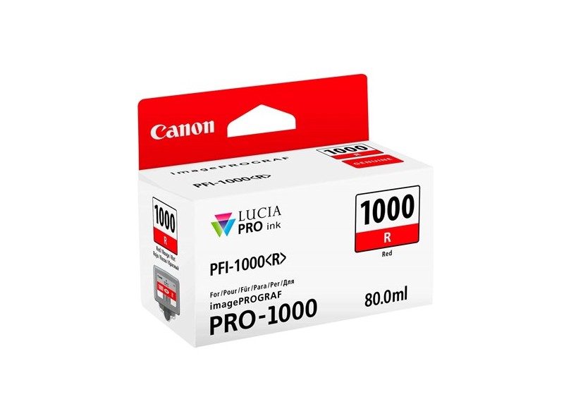 Cartucho Vermelho Canon PFI-1000R