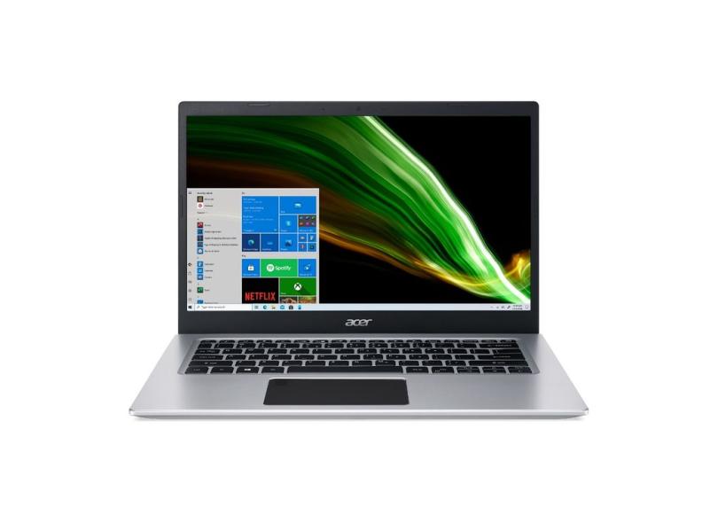Notebook Acer Aspire 5 Intel Core i3 1005G1 10ª Geração 4.0 GB de RAM 128.0 GB 14.0 " Windows 10 A514-53-32LB