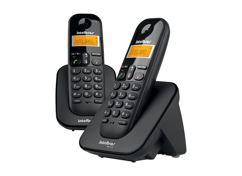Telefone sem Fio Intelbras com 1 Ramal TS 3112