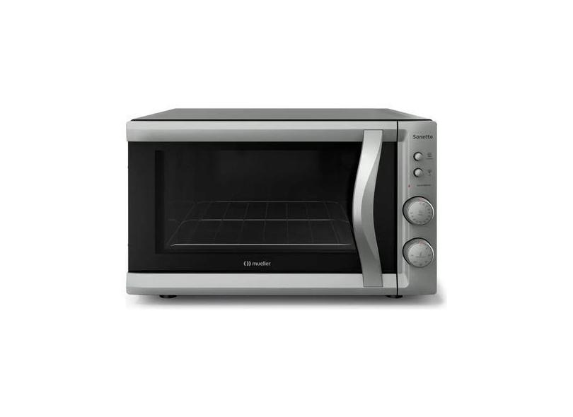 Forno Elétrico De Bancada Mueller Sonetto Titânio 44 Litros 610001135/610001136