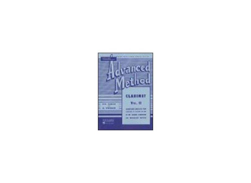 Rubank Advanced Method - Clarinet - "voxman, Himie (edt)" - 9781423444275