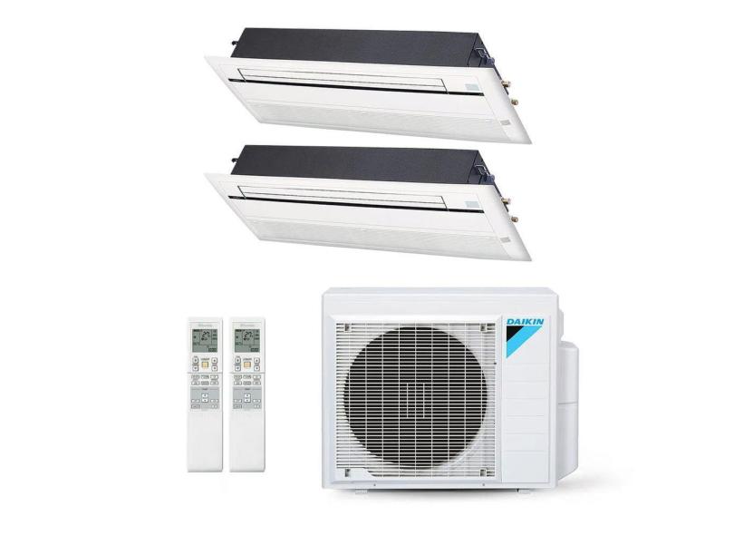 Ar-Condicionado Multi Split Inverter Daikin 34.000 BTUs (2x Evap K7 18.000) Quente/Frio 220V