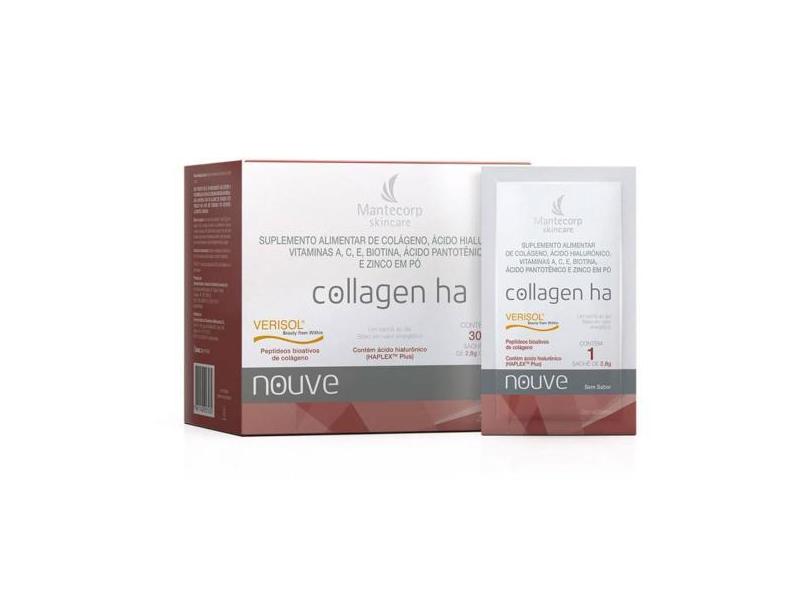Nouve Collagen Ha Colágeno Verisol Com 30 Sachês De 2.8G Cada