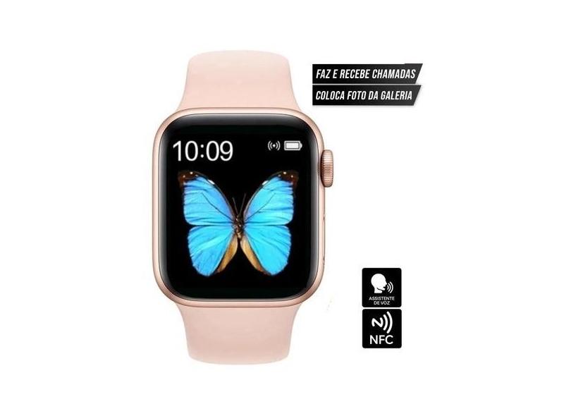 Smartwatch Para Android Samsung Xiaomi iPhone ios Android Rose No Brasil