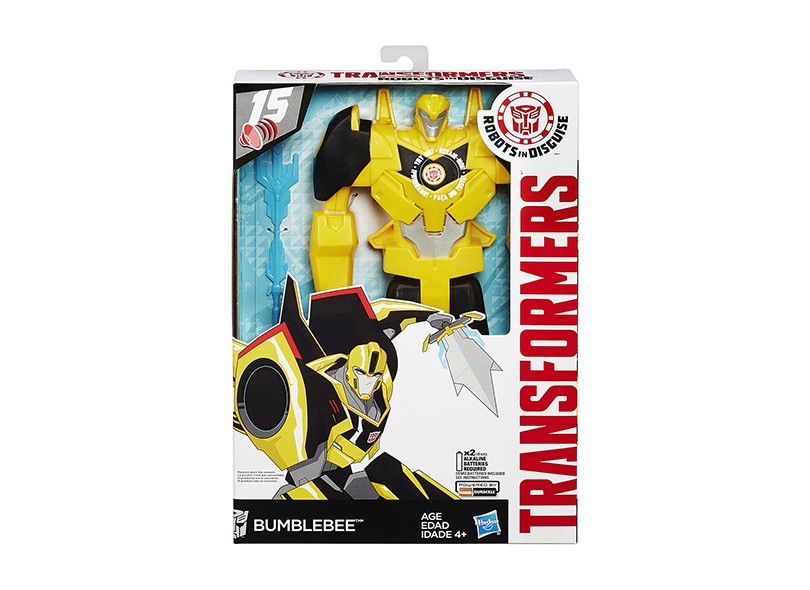 Boneco Transformers Bumblebee Titan Hero B0761/B1792 - Hasbro