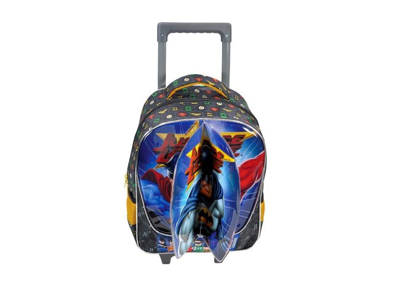 Mochila com Rodinhas Escolar Xeryus Liga da Justiça Select Your Hero 16 5700
