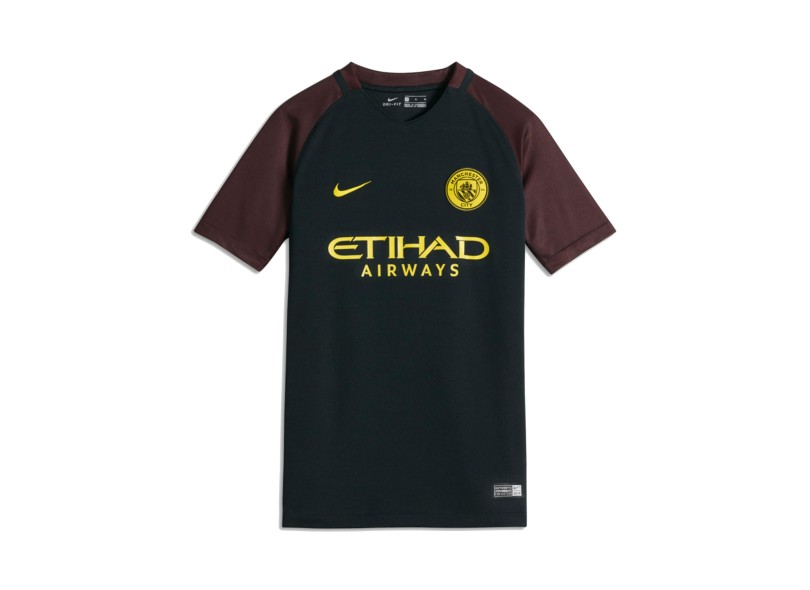 Camisa Torcedor infantil Manchester City II 2016/17 sem Número Nike