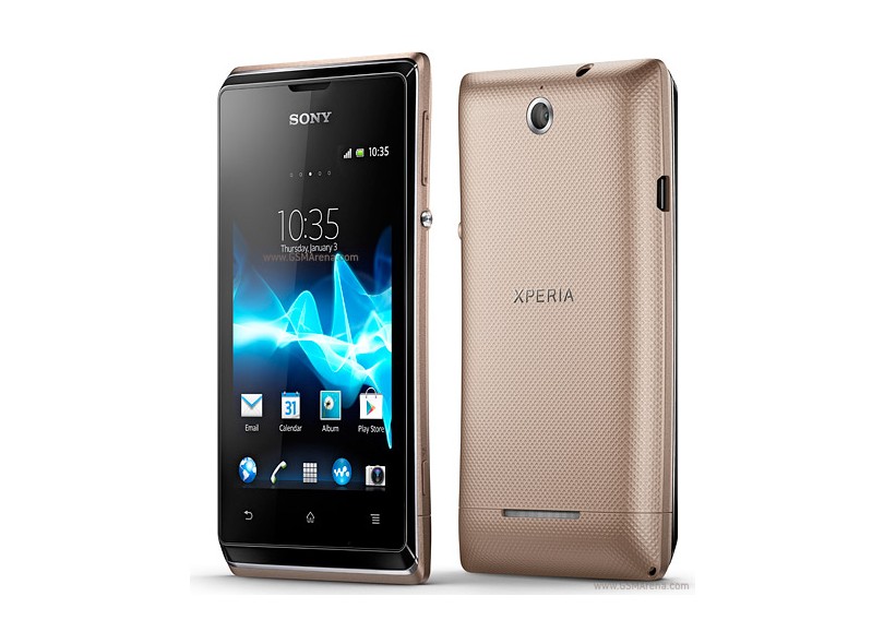 Smartphone Sony Xperia E Dual Câmera 3.2 Megapixels Desbloqueado 4 GB Android 4.0 (Ice Cream Sandwich) Wi-Fi
