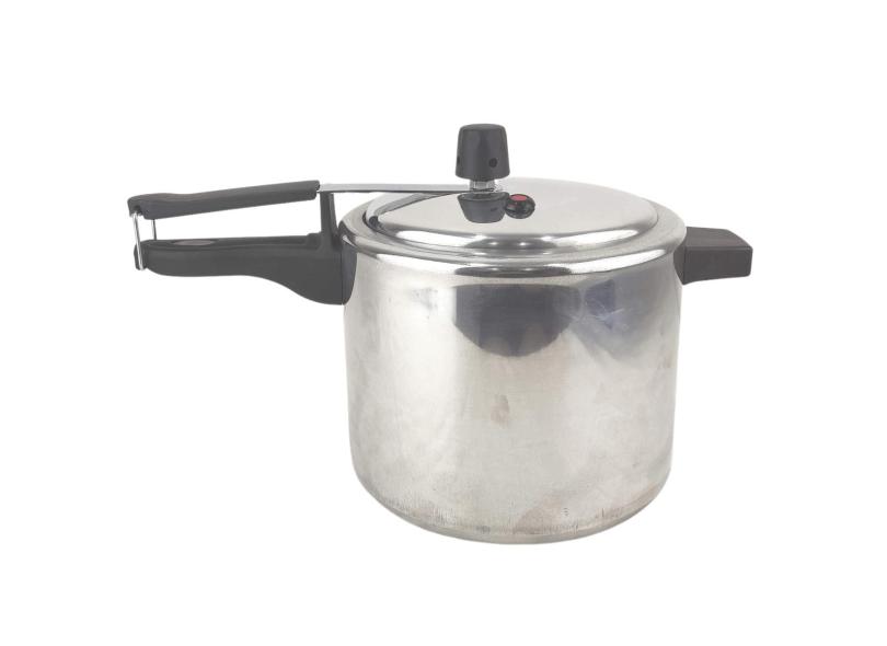 Panela De Pressão Polida Com Válvula Trava De Segurança Aluminio 4,5 Litros