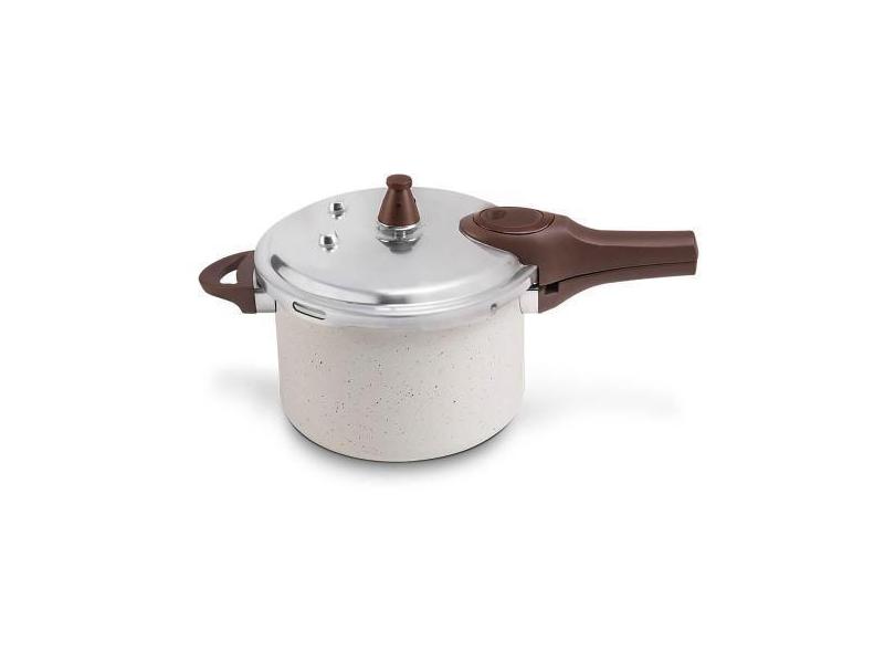 Panela De Pressão Brinox Indução 4,2L Ceramiclife Vanilla 4952/101