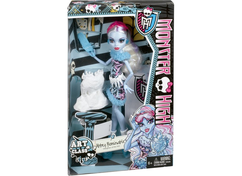 Boneca Monster High Aula de Arte Abbey Mattel