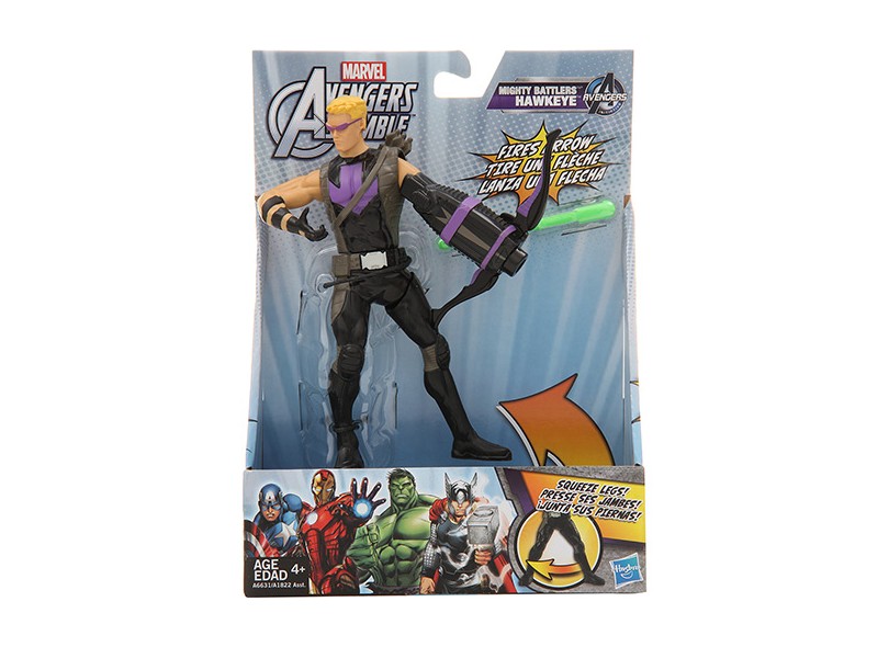 Boneco Hawkeye Avengers A6631 - Hasbro