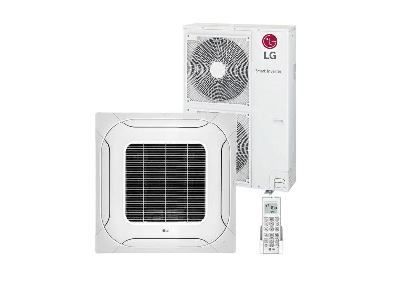 Split Cassete 4 Vias Lg Inverter 47 000 btu h Qf R-410a 220V 1f
