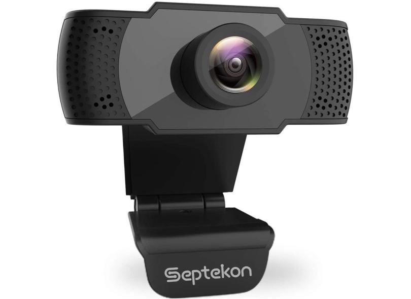 Webcam HD com microfone para laptop/Mac/TV (Septekon)
