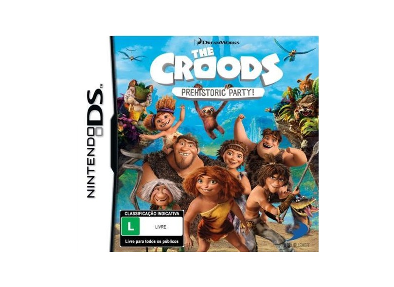 Jogo The Croods: Prehistoric Party! D3 Publisher Nintendo DS
