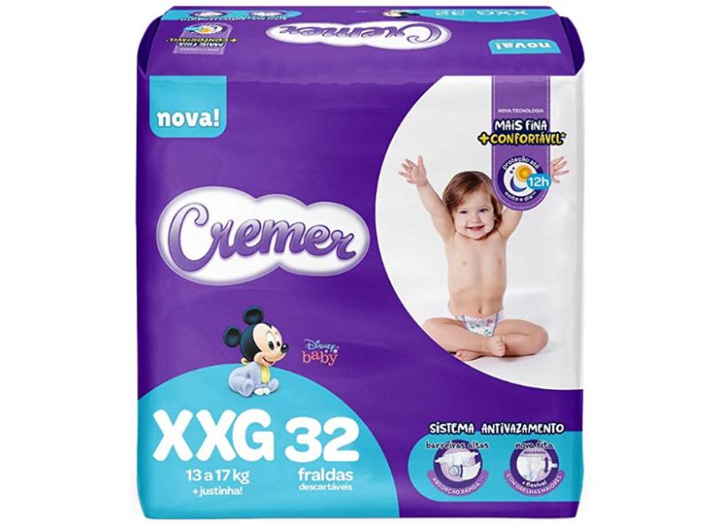 Fralda Cremer Disney XXG 32 Und 13 - 17kg