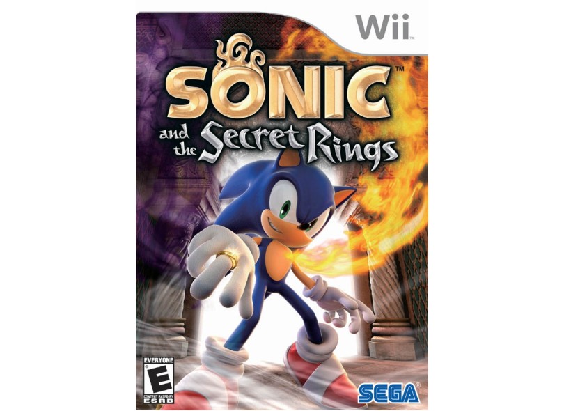 Jogo Sonic and the Secret Rings Sega Wii