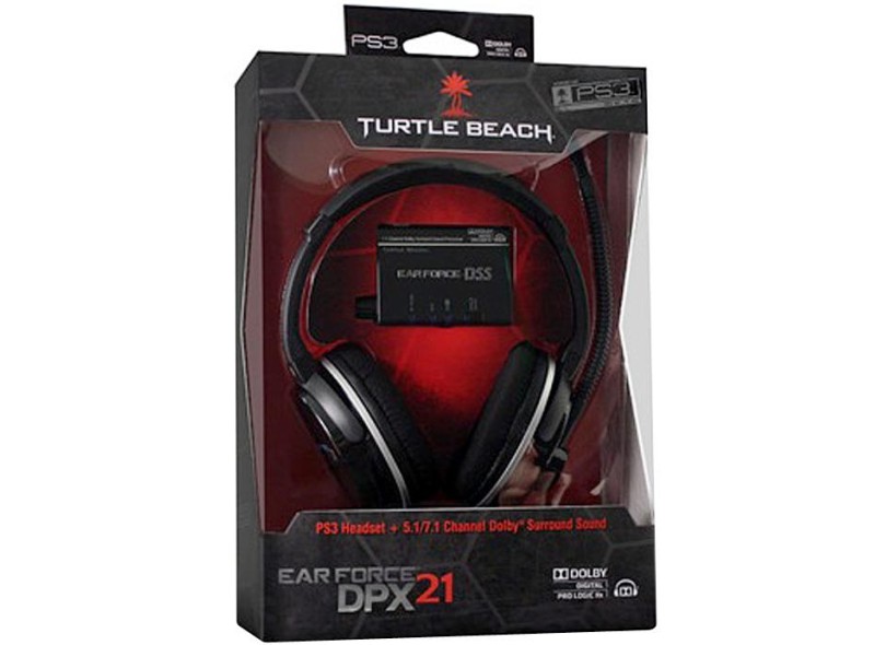 Headset com Microfone Controle de Volume do Microfone Dpx21 Turtle Beach
