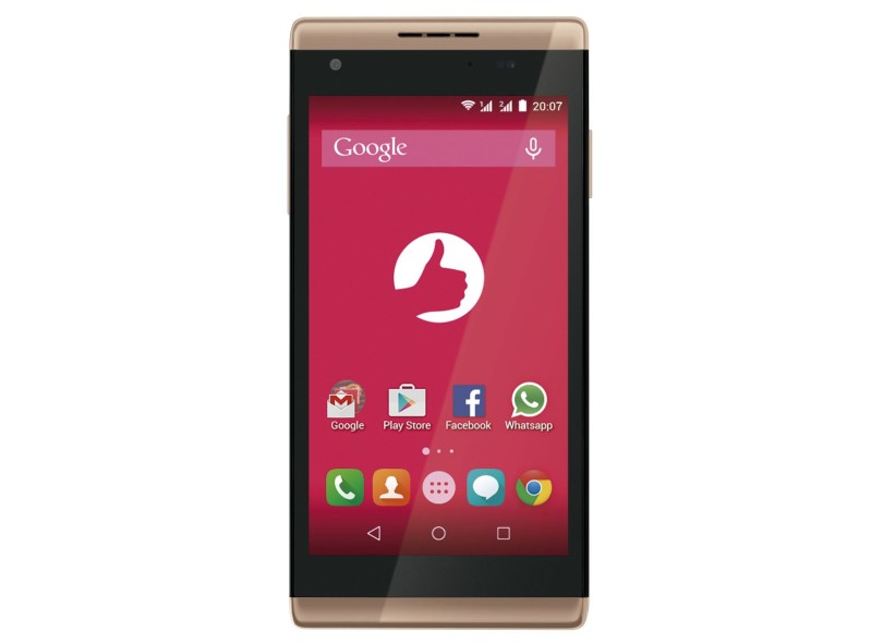 Smartphone Positivo Selfie S455 5,0 MP 2 Chips 8GB Android 5.0 (Lollipop) 3G Wi-Fi